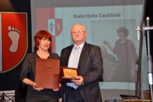 OMT praznik 2016 - Gabrijela Cedilnik, priznanje